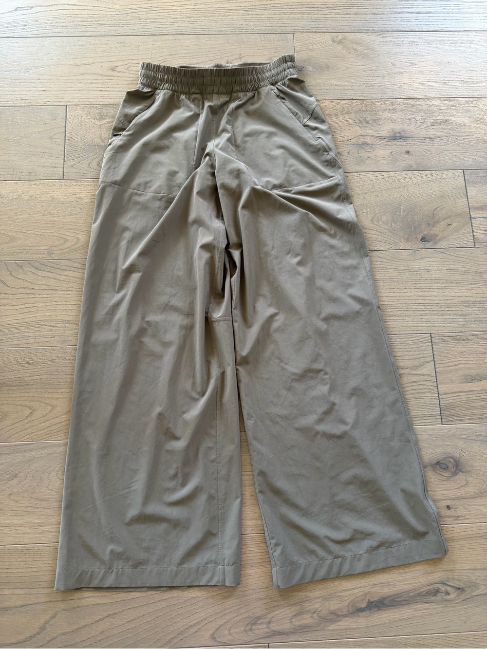 Lululemon Swift Mid-Ride Wide-Leg Pant - Olive 🫒 Khaki Sz 6